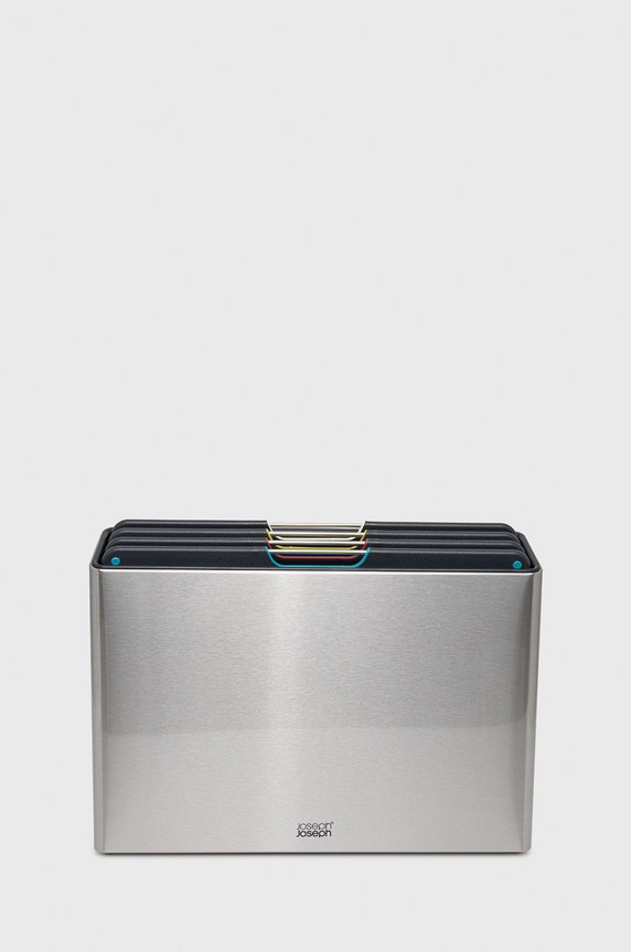 Joseph Joseph zestaw desek do krojenia w organizerze Folio Steel (4-pack) szary 60170