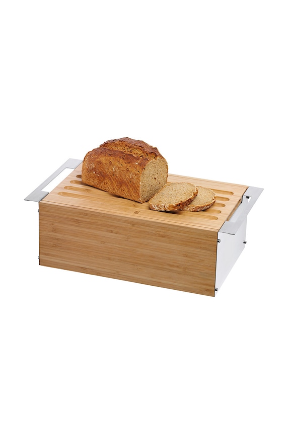 Kuchyň a bar WMF chlebník s prkénkem Gourmet 634466040 šedá