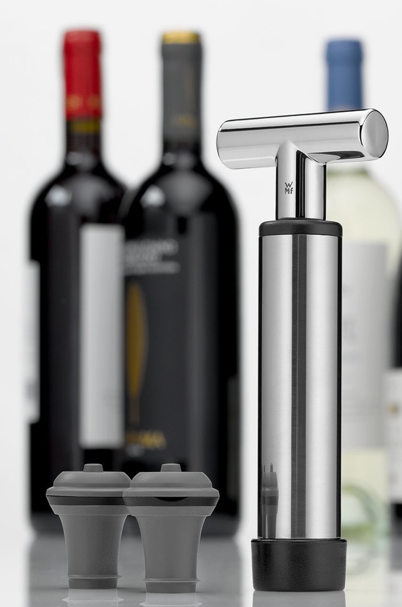 WMF vakuumska črpalka za vino Vino 640717920 siva
