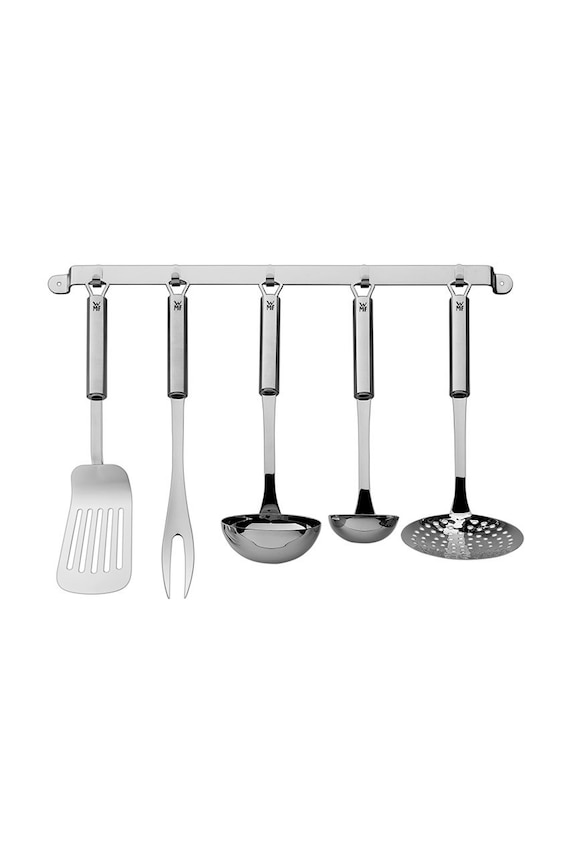 WMF sada kuchyňských doplňků s věšákem Profi Plus (6-pack) šedá 1871529990