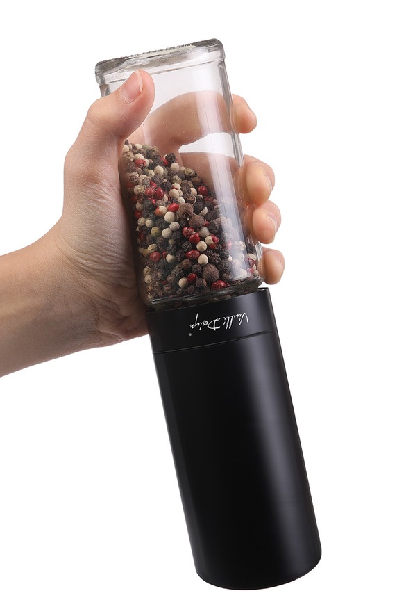 Vialli Design ηλεκτρικός μύλος για μπαχαρικά μαύρο 8876