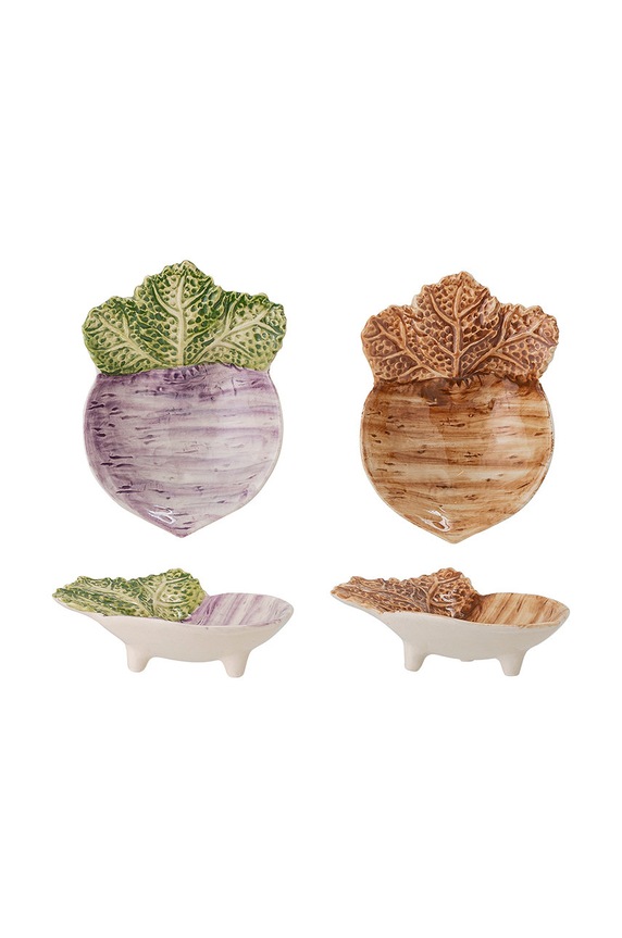 Bloomingville zestaw misek (2-pack) fioletowy 82052575