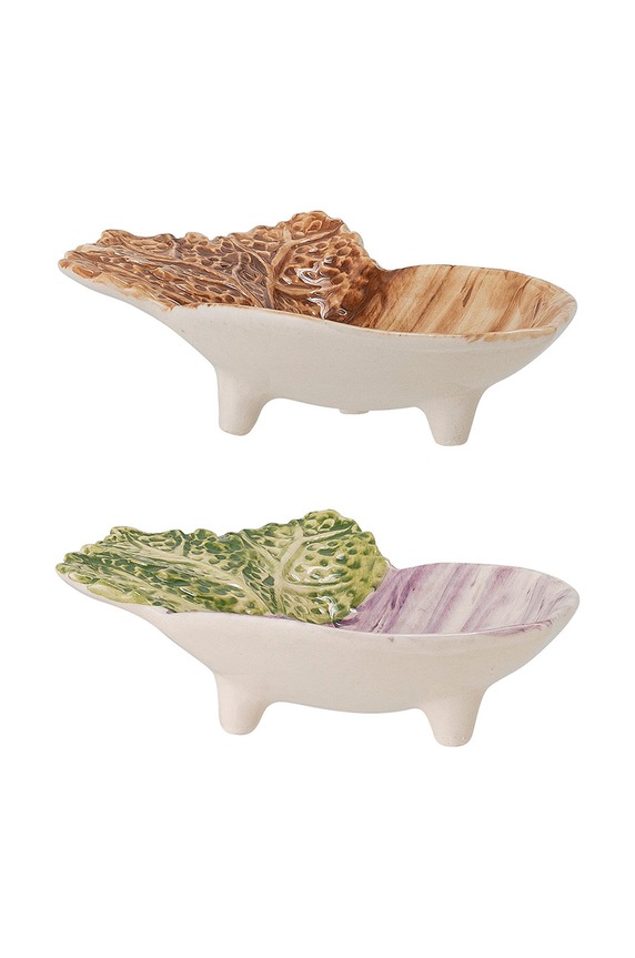 Kuchnia i bar Bloomingville zestaw misek (2-pack) 82052575 fioletowy