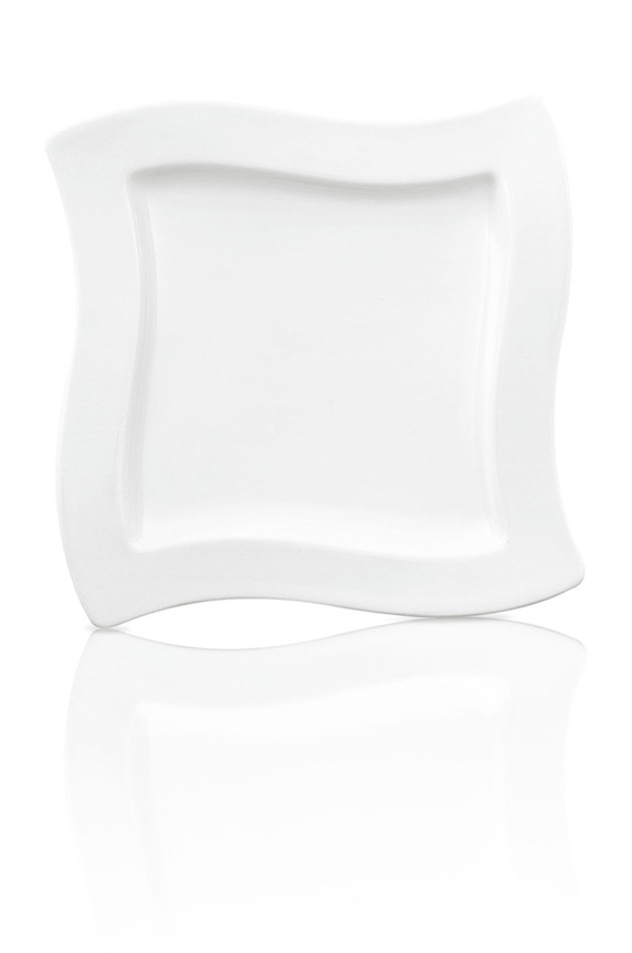 Villeroy & Boch talerz płaski NewWave 24 x 24 cm biały 1025252647