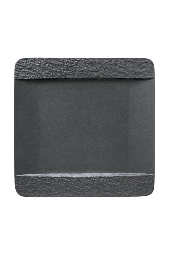 Tanjur za posluživanje Villeroy & Boch Manufacture Rock 20 x 28 cm crna 1042392610