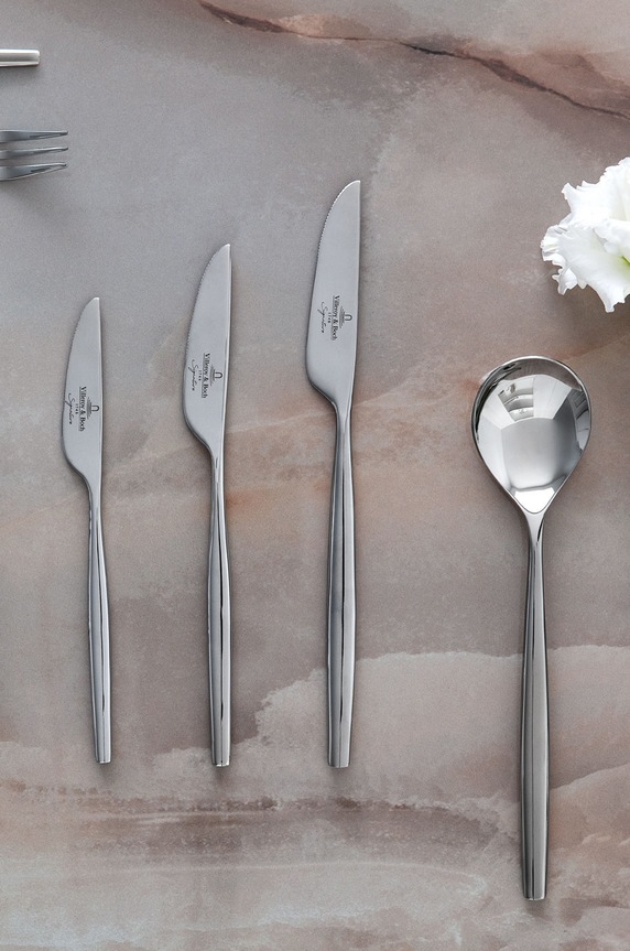 Villeroy & Boch komplet sztućców MetroChic (24-pack) 1265279030 szary AA00