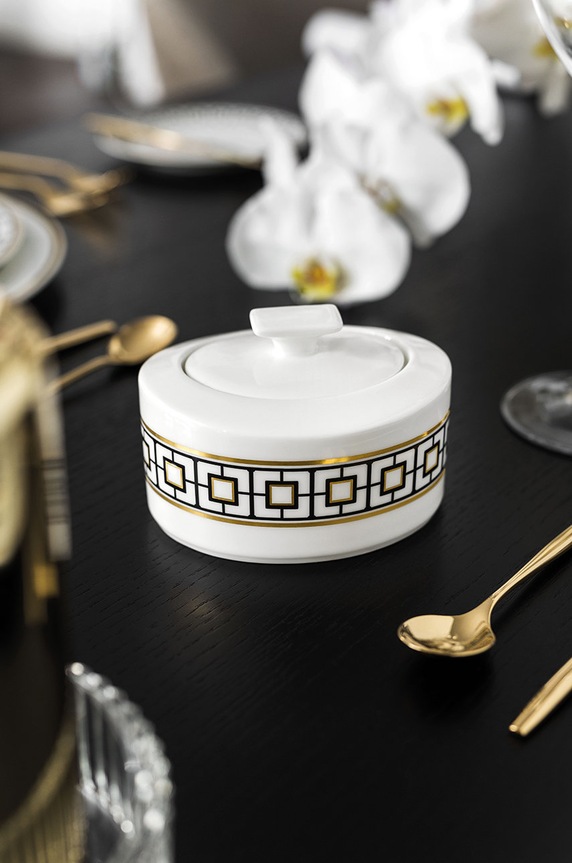 Cukřenka Villeroy & Boch MetroChic 1046520960 bílá AA00