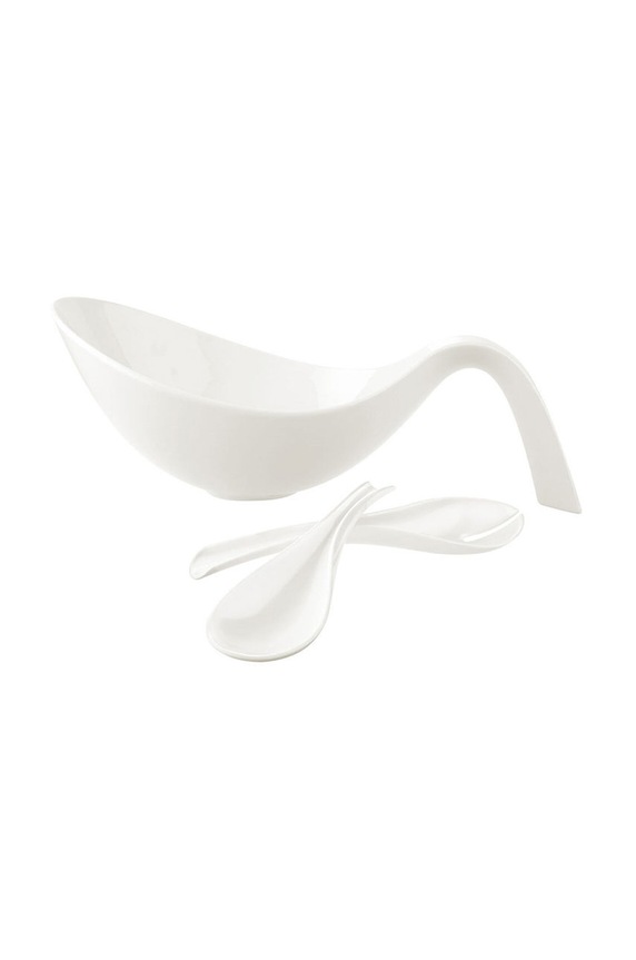 Villeroy & Boch šalátová súprava Flow (3-pack) biela 1034208813