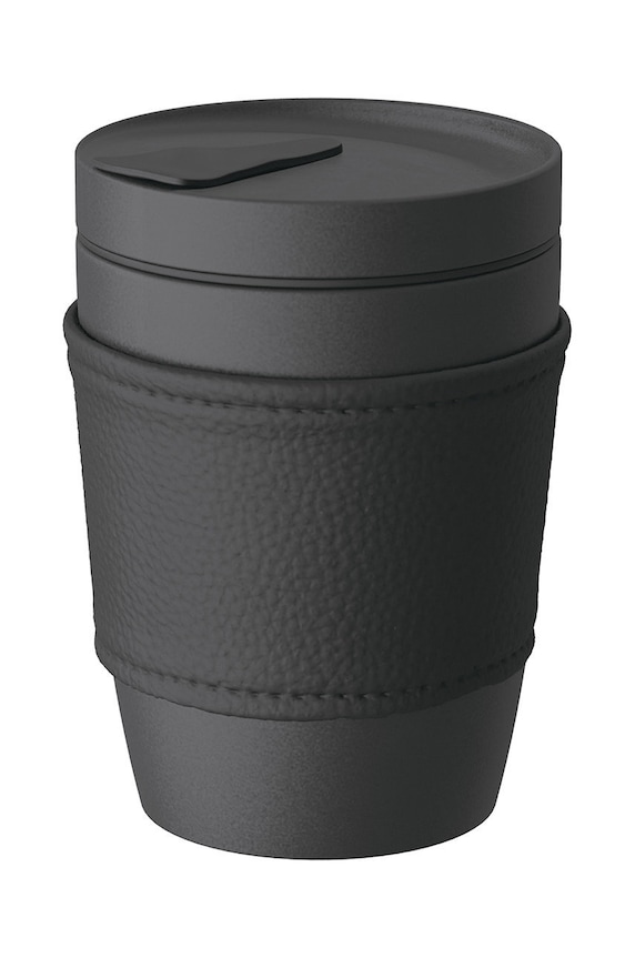 Villeroy & Boch kubek z pokrywką Manufacture Rock czarny 1048689359