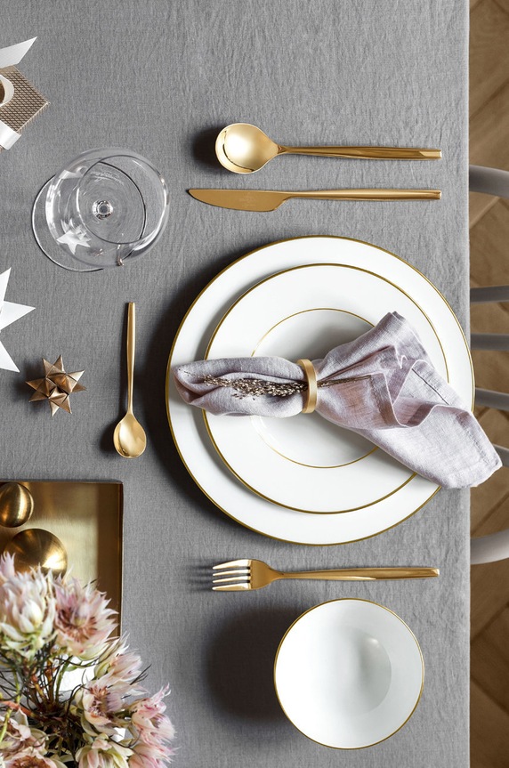Villeroy & Boch Σετ μαχαιροπήρουνων MetroChic d'Or 1265289030 κίτρινο AA00