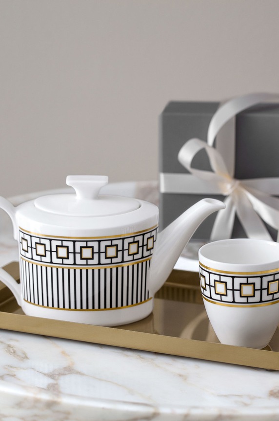 Кухня и бар Villeroy & Boch Чайник MetroChic Gifts 1044830530 бял