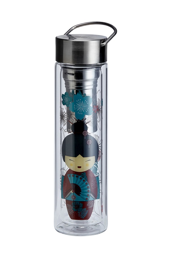 Eigenart butelka termiczna z zaparzaczem FlowTea Little Geisha multicolor 50001