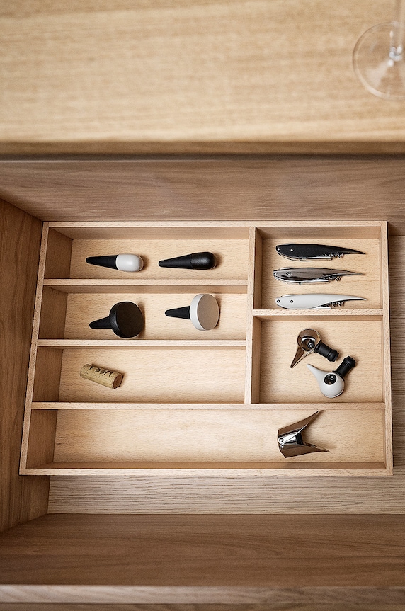 Zone Denmark apribottiglie Rocks Feather grigio 11986