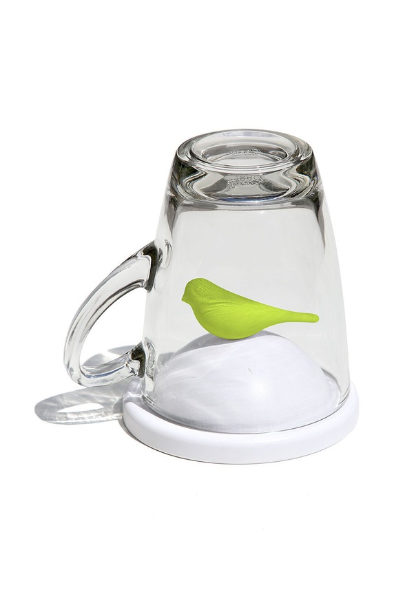 Qualy cană cu capac verde 10300.WH.GN