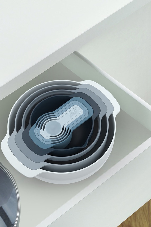 Joseph Joseph zestaw akcesoriów kuchennych: miski i miarki Nest (9-pack) multicolor 40101.