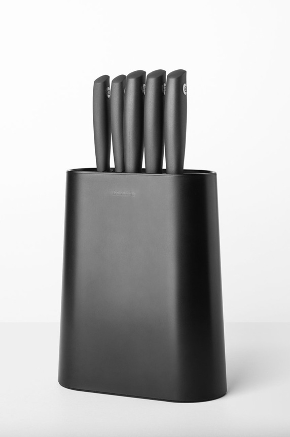 Brabantia zestaw noży z organizerem 6-pack 123061 szary AA00