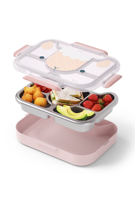 Konyha és bár Monbento gyerek uzsonnás doboz Wonder 58280026 rózsaszín
