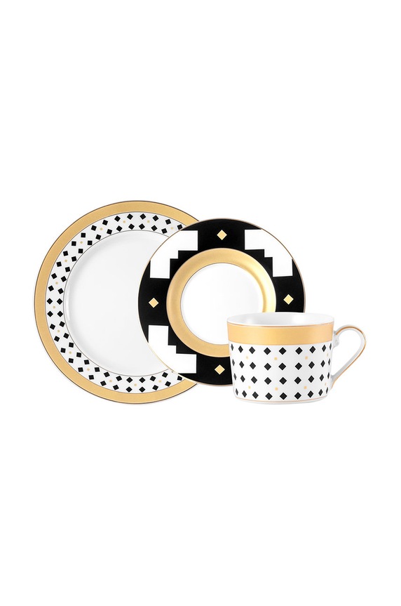 Ćmielów kávéskészlet Jenny Pierrot 3 db többszínű 780305512G893