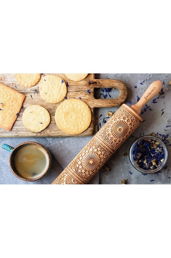 Kuchnia i bar Folkroll wałek do ciasta 5907699054176 multicolor