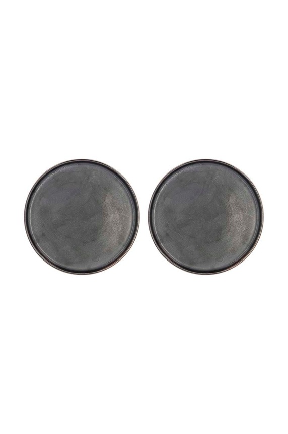 Villa Collection un set de farfurii Fjord 2-pack 24608 negru AA00