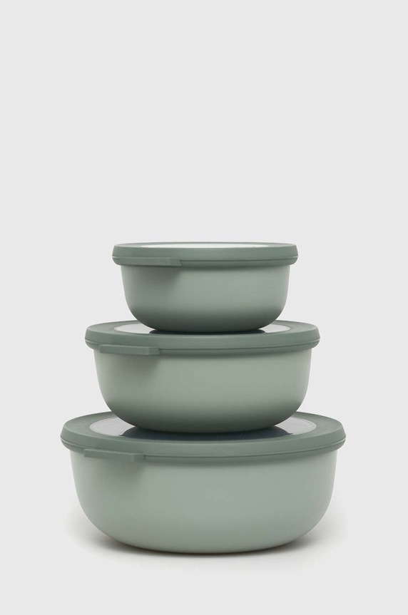 Mepal többfunkciós tálak készlete Cirqula 0,35/0,75/1,25l 3 db zöld 106230094700