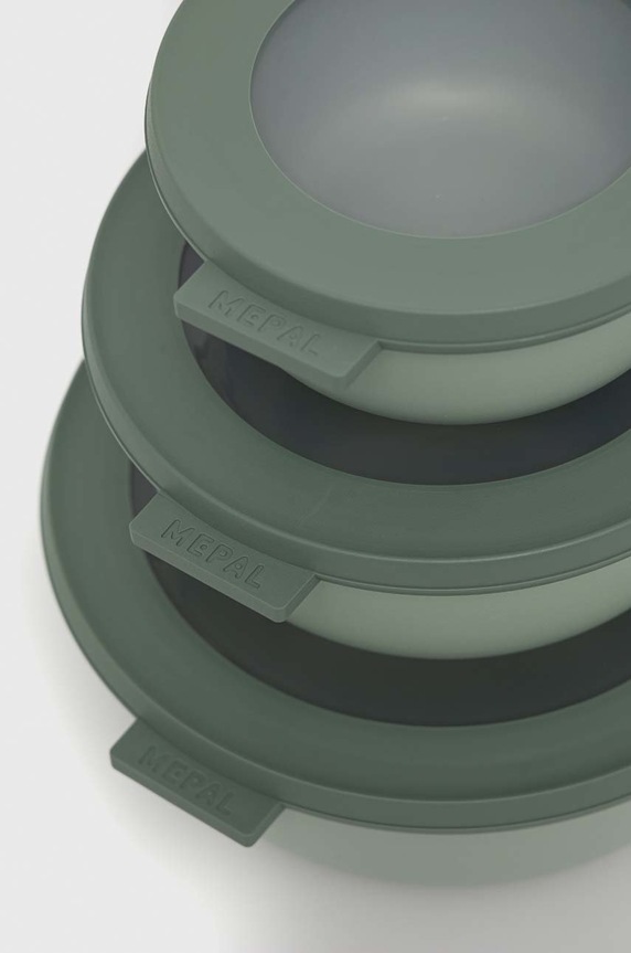 Mepal többfunkciós tálak készlete Cirqula 0,35/0,75/1,25l 3 db 106230094700 zöld AA00