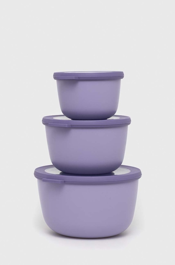 Mepal zestaw misek wielofunkcyjnych Cirqula 3-pack fioletowy 106231074600
