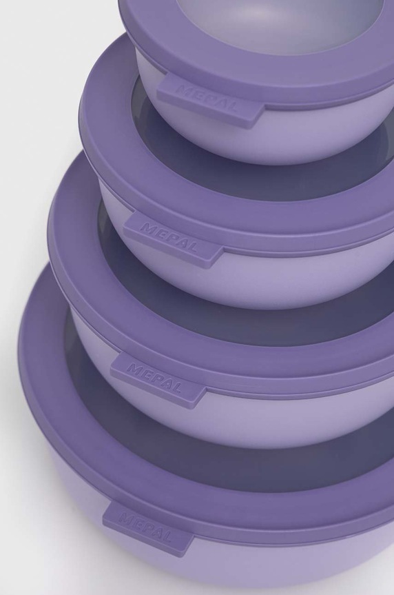 Mepal többfunkciós tálak készlete Cirqula 0,35/0,75/1,25/2,25l 4 db 106232074600 lila AA00