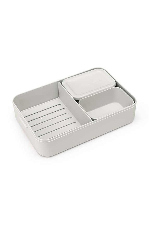Brabantia uzsonnás doboz Make & Lunch, L szürke 203503