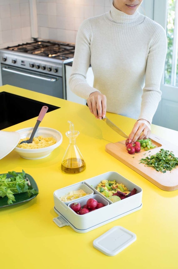 Konyha és bár Brabantia uzsonnás doboz Make & Lunch, L 203503 szürke