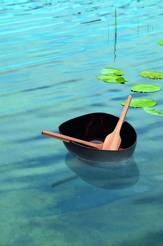 Kuchnia i bar Philippi misa z łyżkami sałatkowymi Boat 3-pack P131010 multicolor