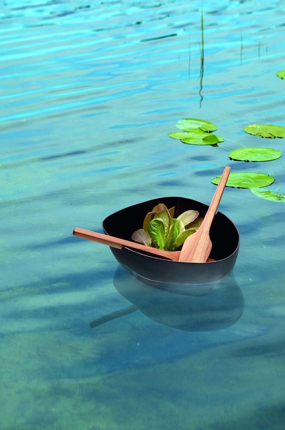 Philippi misa z łyżkami sałatkowymi Boat 3-pack multicolor P131010