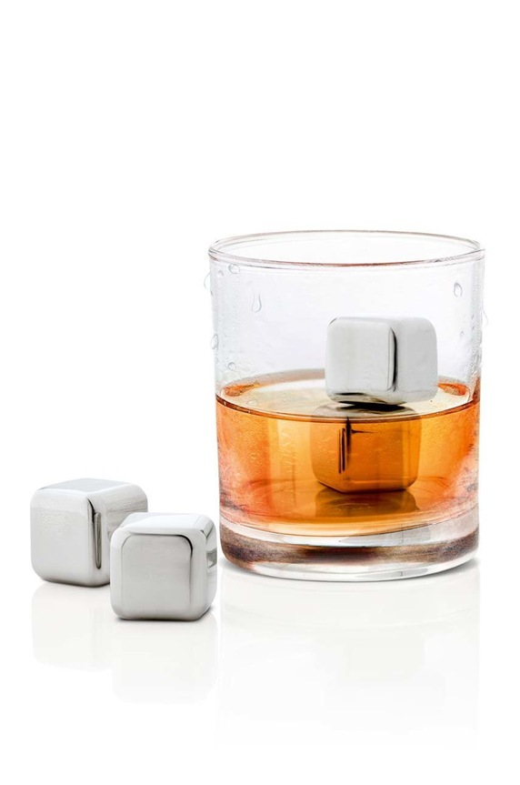 Blomus stalowe kostki do drinków Lounge 4-pack B63539 multicolor AA00