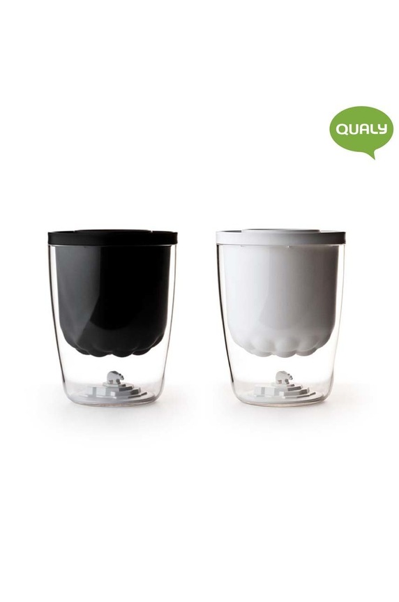 Kuhinja in bar Vedro za led Qualy QL10100.WH pisana