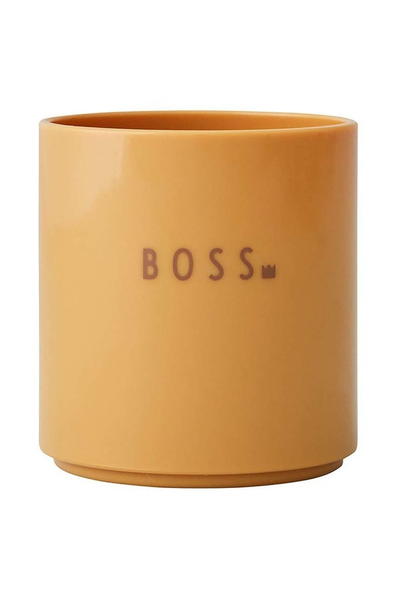 Design Letters kubek Mini favourite cup 20103022MUSTRDBOSS żółty AA00