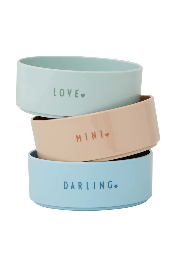 Design Letters set de boluri Mini favourite bowl set 3-pack verde 20103024GRNBLUEBEI