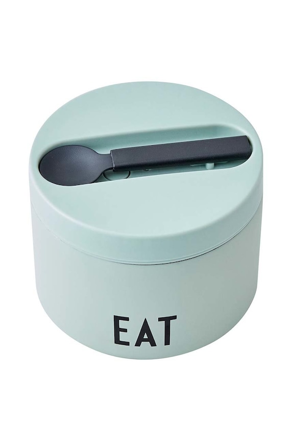 Design Letters lunchbox Thermo lunch box small 30101005GREBLAFOOD verde AA00