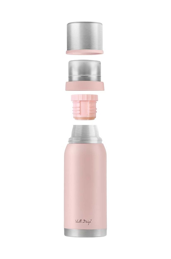 Αξεσουάρ Θερμός φαγητού Vialli Design Fuori 1000 ml 7633. ροζ