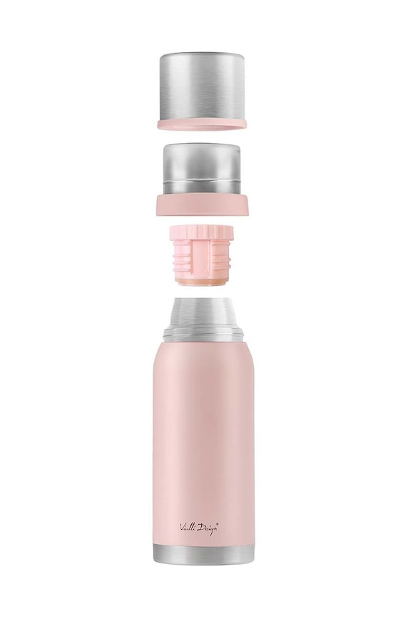 Αξεσουάρ Θερμός φαγητού Vialli Design Fuori 1000 ml 7633. ροζ