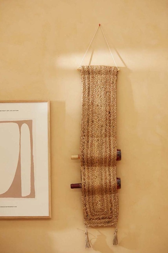 Kuchnia i bar Calma House wieszak ścienny na wino Ural URAL.20.NAT beżowy