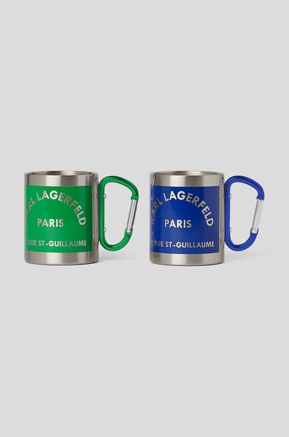 Karl Lagerfeld zestaw kubków 2-pack niebieski 235W4003