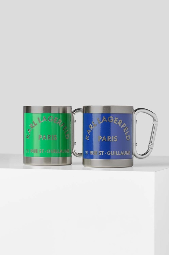 Karl Lagerfeld zestaw kubków 2-pack niebieski 235W4003