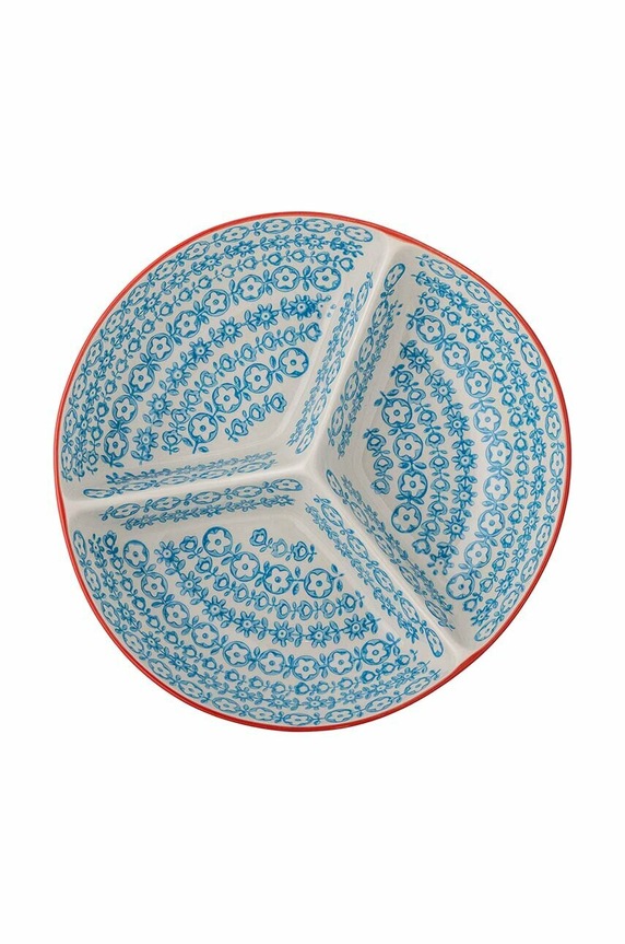 Bloomingville tálaló tányér Carla 82049967 kék AA00