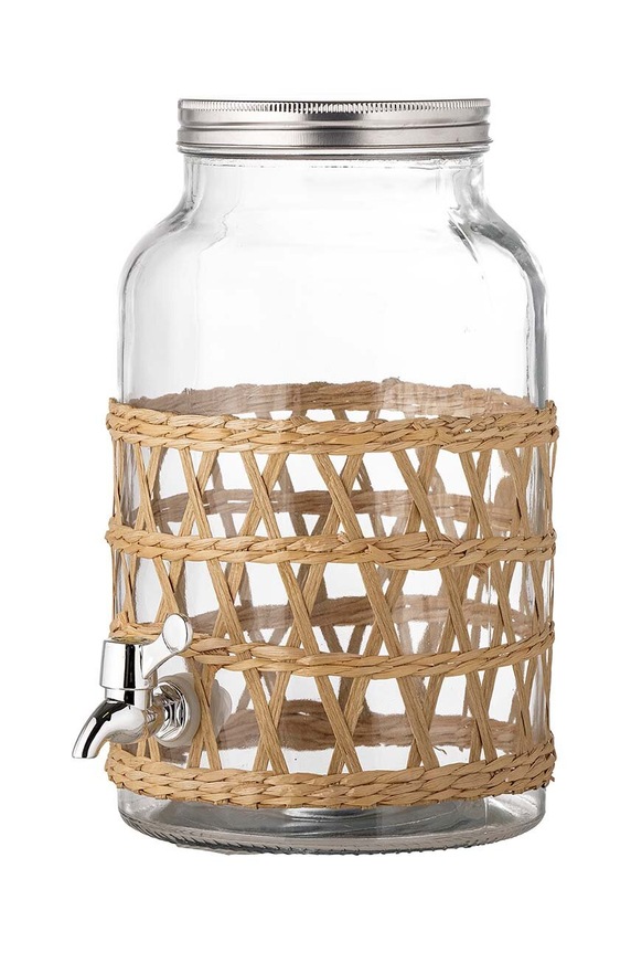 Servirni vrč za vodo s pokrovom in pipo Bloomingville 5,5 L rjava 82057713