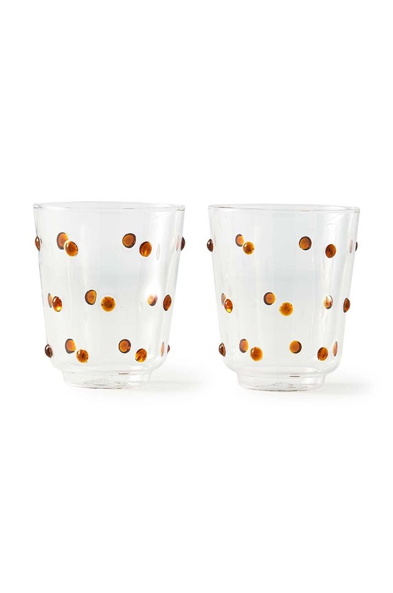 Pols Potten zestaw szklanek 300 ml 2-pack żółty 140.230.147