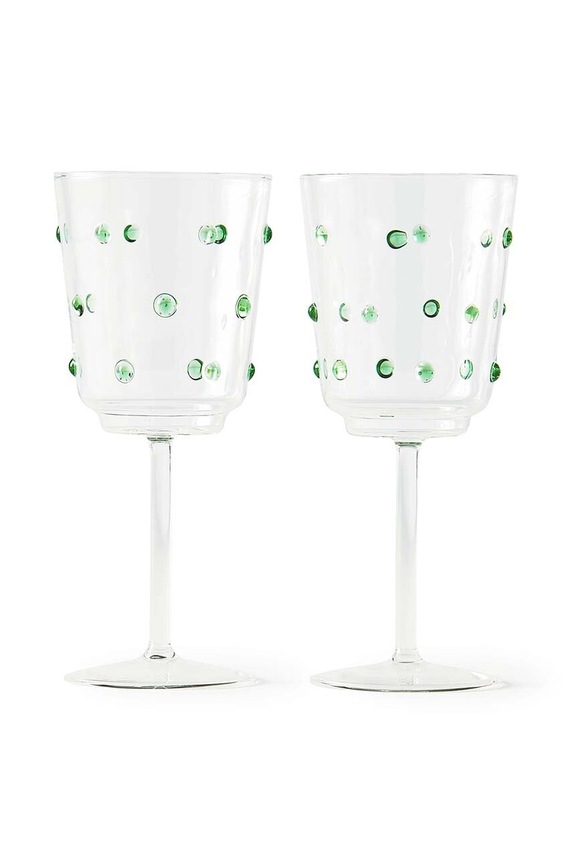Pols Potten zestaw kieliszków 300 ml 2-pack zielony 140.230.150