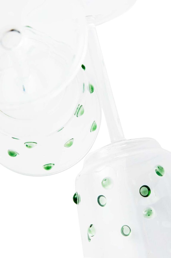 Pols Potten zestaw kieliszków 300 ml 2-pack zielony 140.230.150