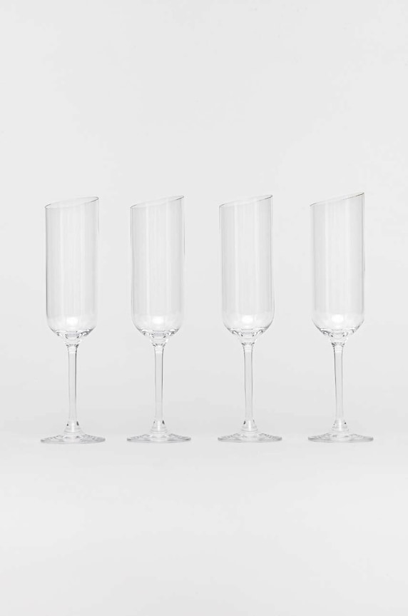 Σετ ποτηριών σαμπάνιας Villeroy & Boch NewMoon 170 ml 4-pack διαφανή 1136538130