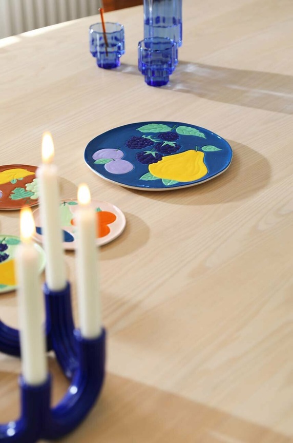 &k amsterdam talerz Fruitful Blackberry 26,5 cm 2823.04 multicolor AA00