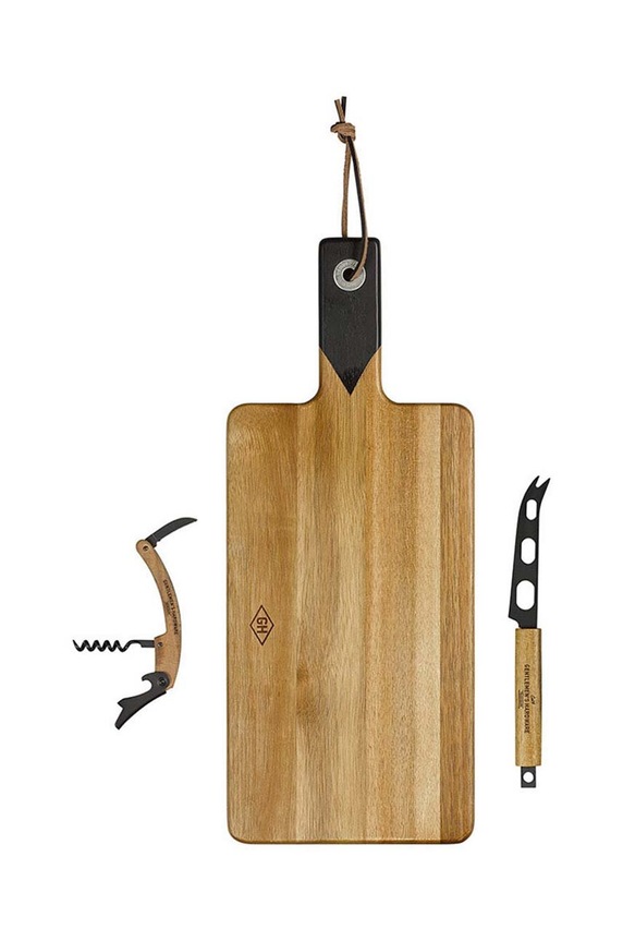 Gentlemen's Hardware zestaw do serwowania sera i wina Cheese & Wine Set 3-pack multicolor GEN156UK